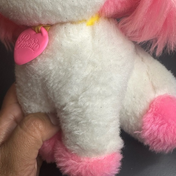 Vintage 1982 Mattel Poochie 7" Stuffed Plush with Pink Heart Collar - Picture 4 of 10